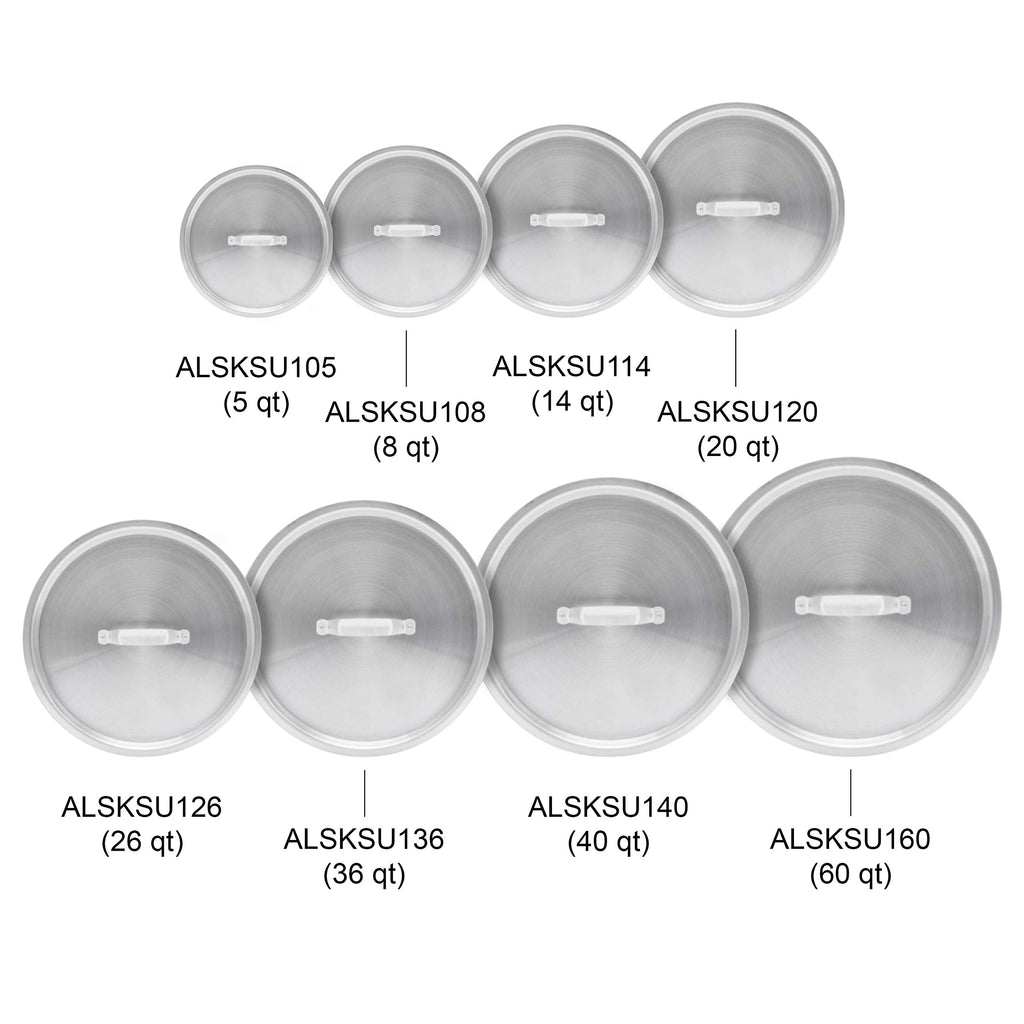 60 qt Aluminum Sauce Pot with Lid X527
