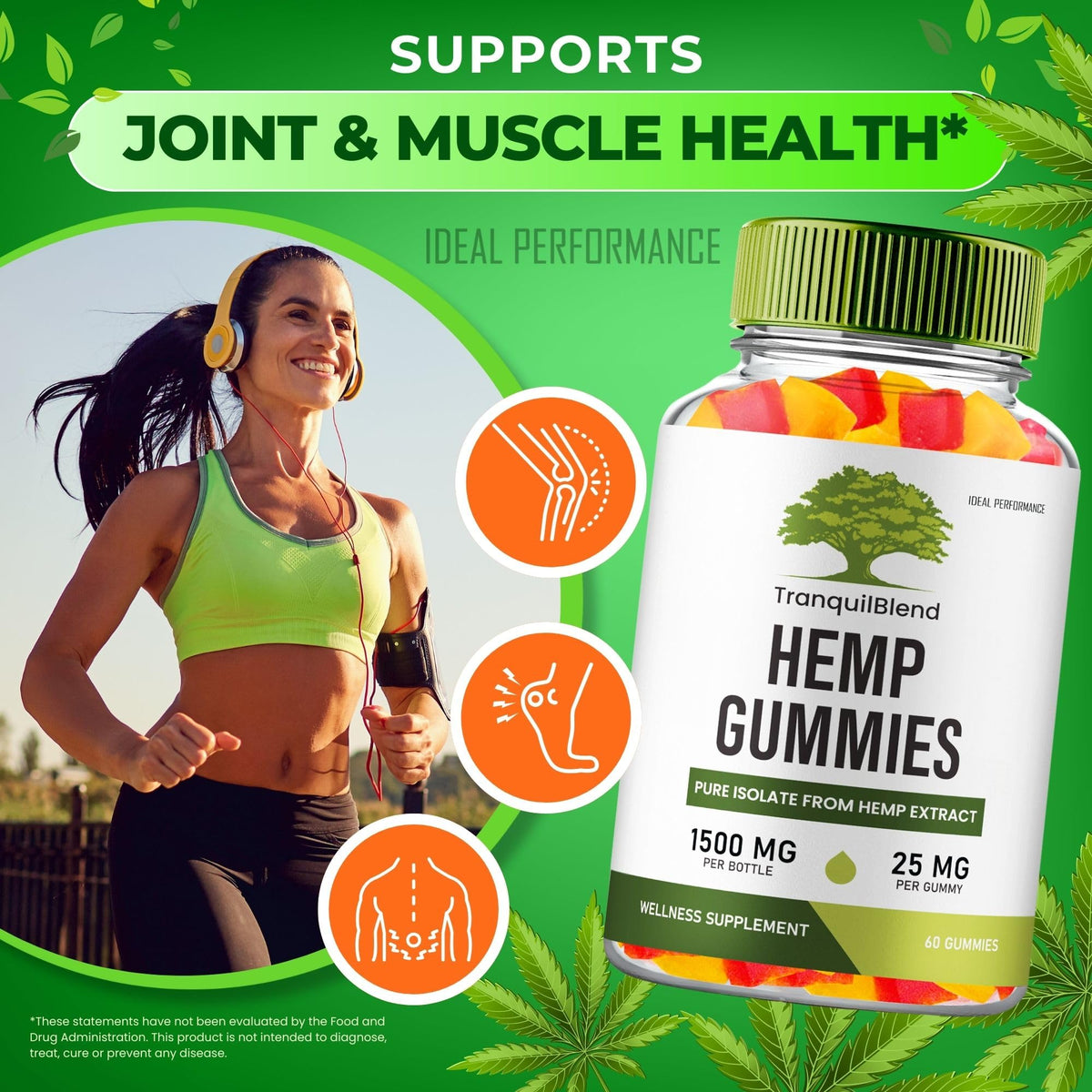 60 Gummies Hemp Gummies with Hemp Seeds Organic Extract P721561