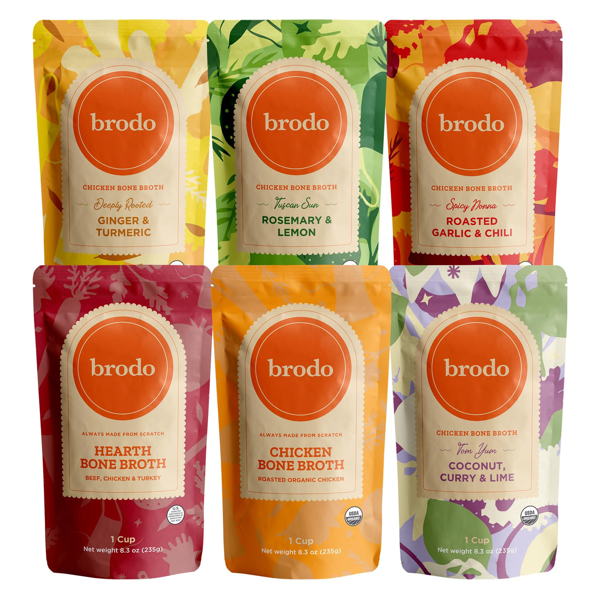 Organic Chicken & Beef Bone Broth 6x 8.3 oz C576