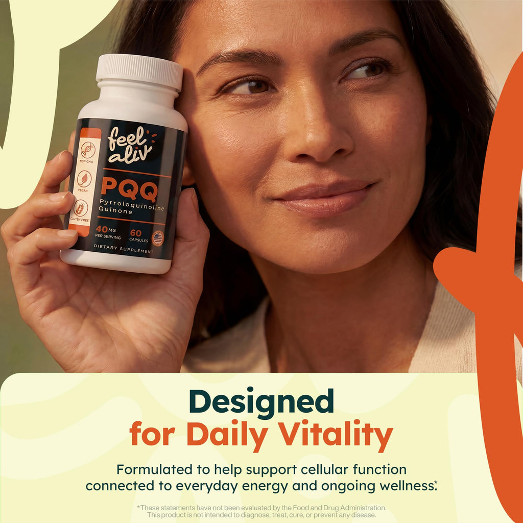 PQQ Supplement 40mg Vegan 60 Capsules Q534880