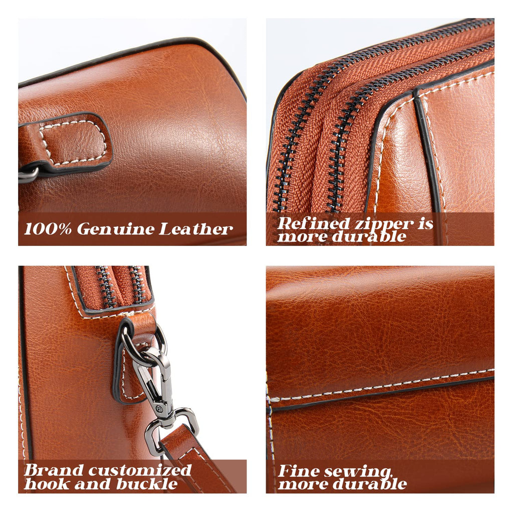 Small Genuine Leather Crossbody Bags X783