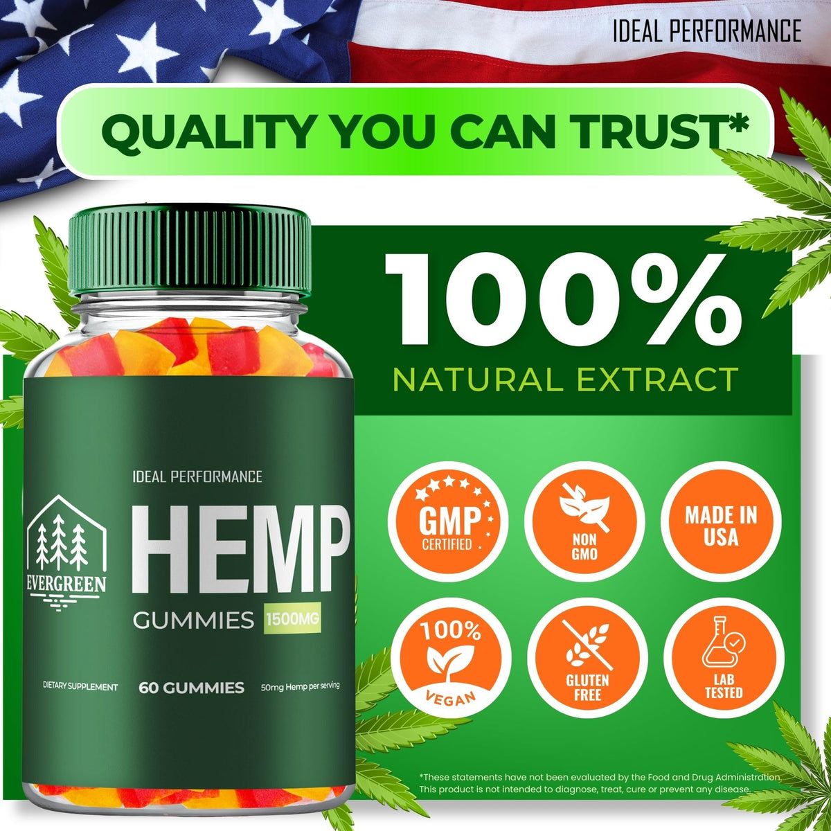 60 Gummies Hemp Gummies N524654