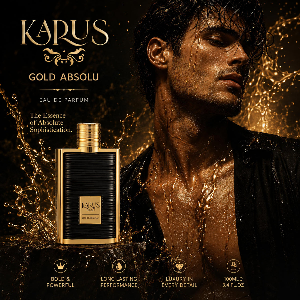 Gold 3.4 Ounce / 100 ml G747